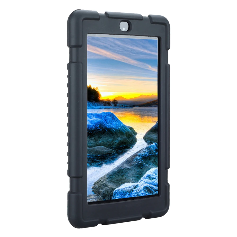 

Silicone Case For 7 Tablet Lightweight Anti-Slip Cover With Drop Protection Kids Durable Fit 7Th Generation 2017
