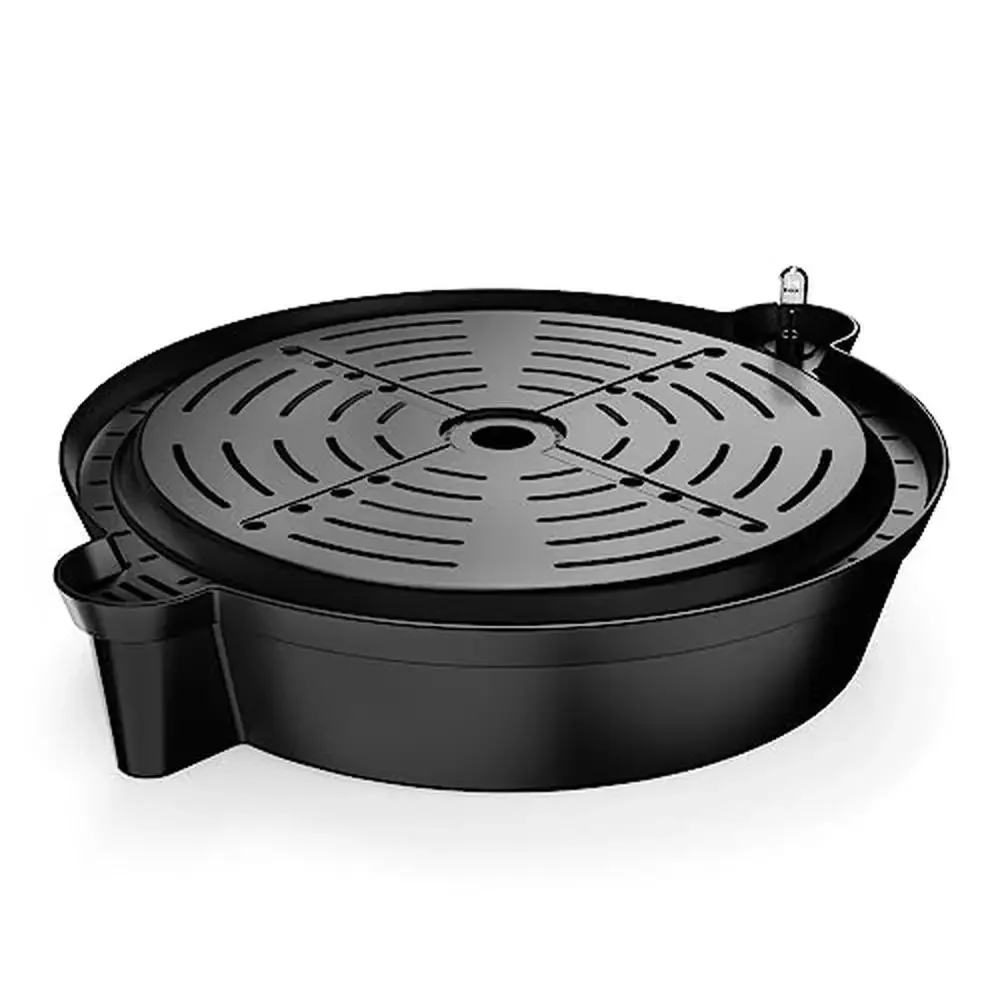 

XL 4-Pack Self-Watering Fabric Pot Base Auto-Irrigation System Reservoir Meter Elevated Plant Stand Durable Tray Gauge Strainer