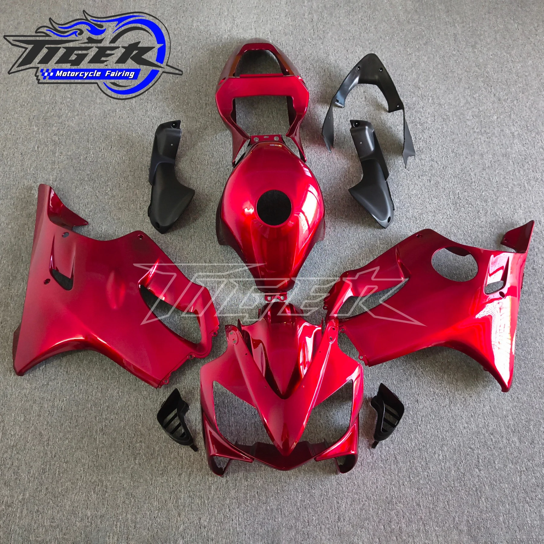 Motorcycle Fairings Kit for HONDA CBR600F4I 2001 2002 2003 CBR600 F4I 01 02 03 Injection Silver Black Fairing Bodywork Set