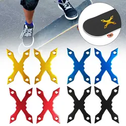 JUNTA DE Metal antihundimiento duradera de Longboard de alta calidad, placa deslizante de cuatro ruedas, juntas de cubierta, accesorios para monopatín