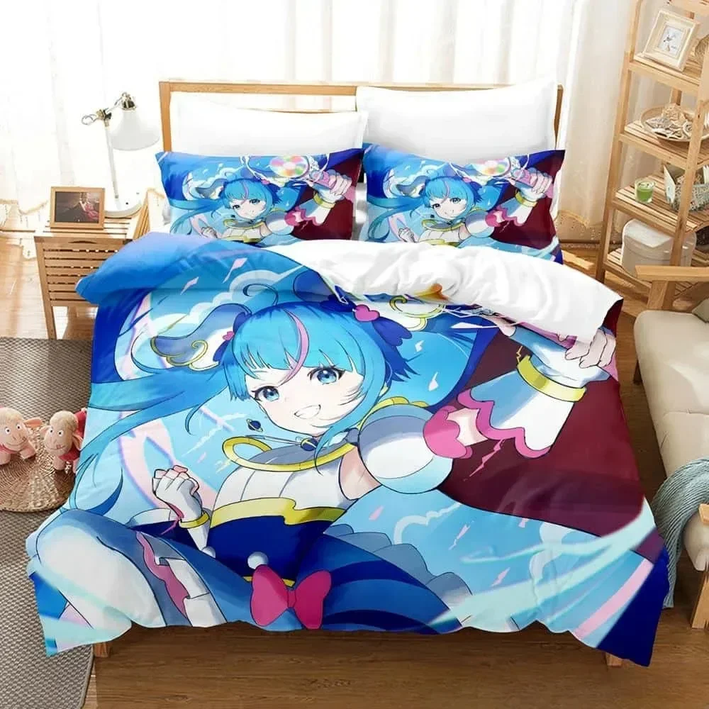 3D Anime Kawaii Girls Sora Harewataru Bedding Set Single Twin Full Queen King Size Bed Set Adult Kid Bedroom Duvet cover Sets