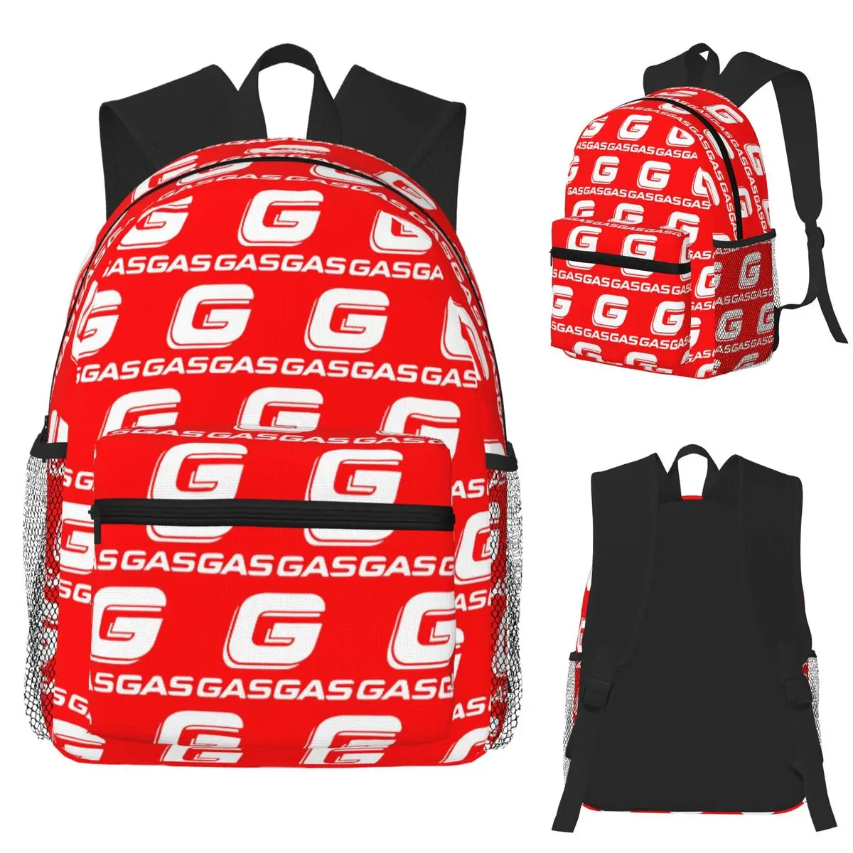 

Gasgas Motorcycle Student Backpack School Bag Hiking Travel Daypack for Boys Girls Fashion Bookbag Shoulder Bags