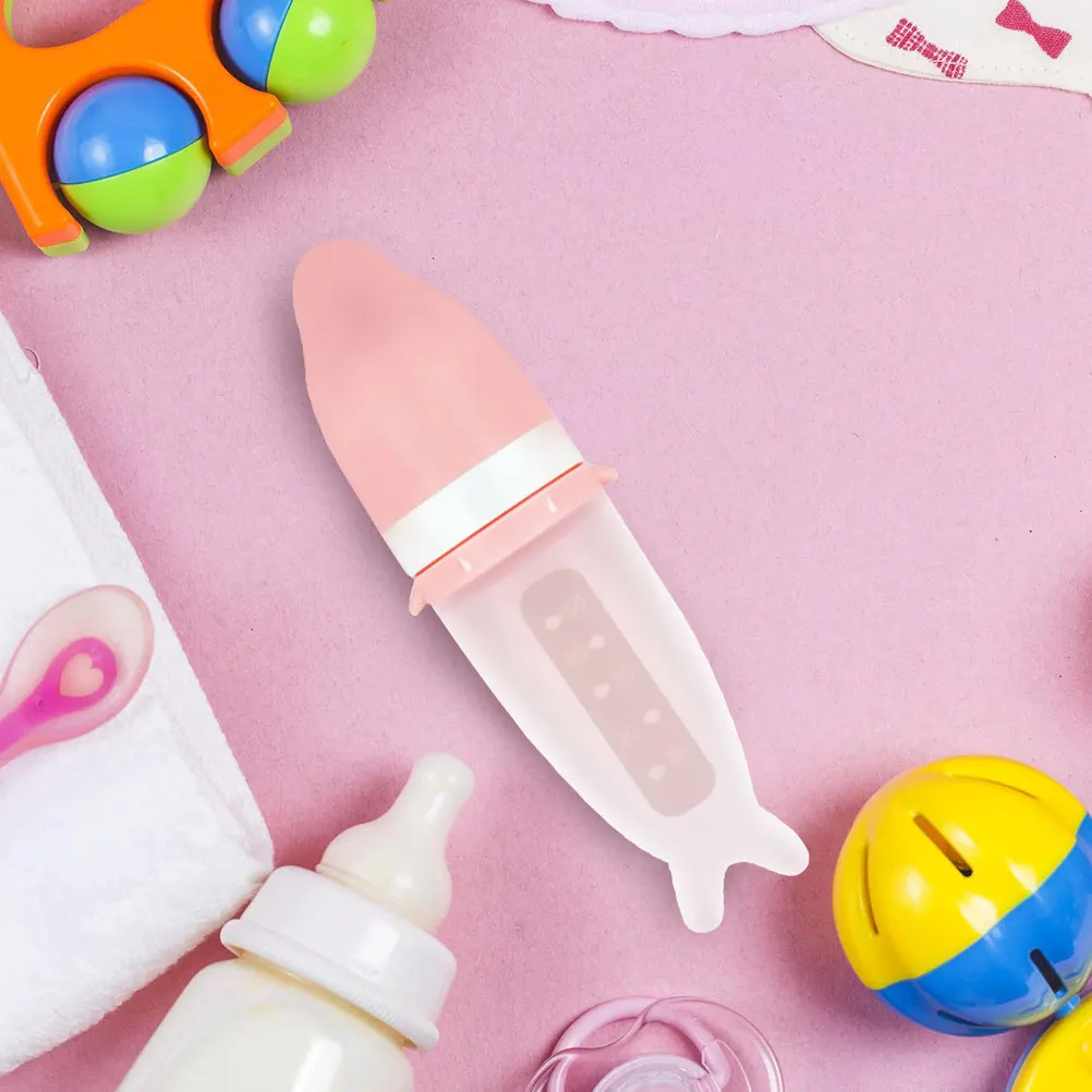 

Набор силиконовых бутылочек для кормления младенцев, посуда для новорожденных, устройство для подачи детского питания, легко сжимаемая бутылочка для новорожденных