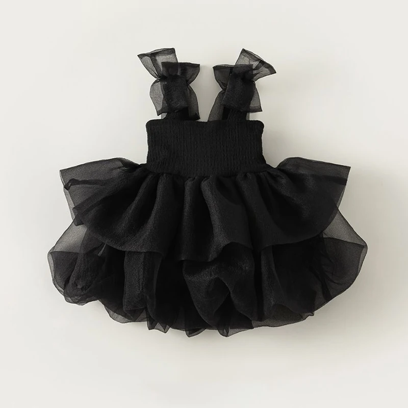 Robe de Demoiselle d'Honneur en Maille pour Fille de 3 à 10 Ans, Tenue de Spectacle Formelle Éducative, pour ixde Mariage, Nouvelle Collection Été 2024