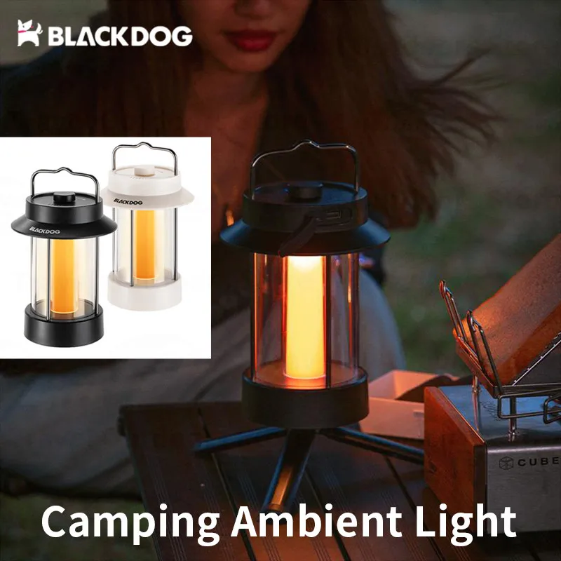 

Naturehike BLACKDOG Outdoor Portable Handle Lamp IPX4 Waterproof Ambient Light Travel Portable 500g Type-C Charge Camp Tent Lamp