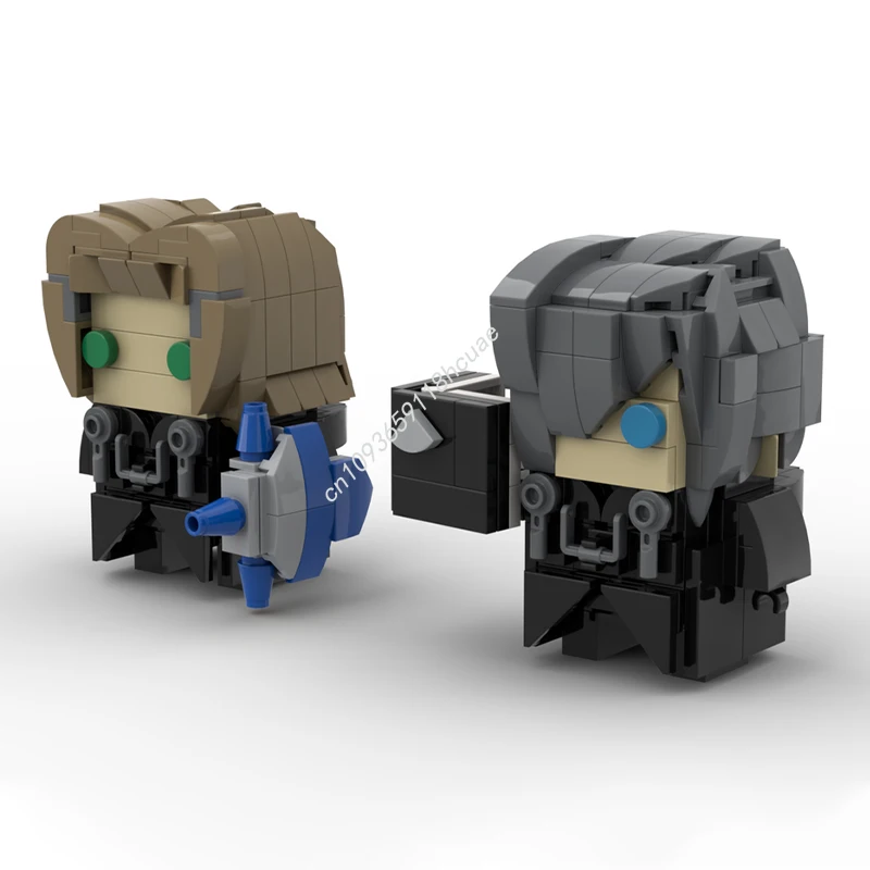 

347 шт. MOC Vexen & Zexion Kingdomss Hearts Brickheadz Строительные блоки Рождественские игрушки на день рождения Строительство Модульная сборка Подарок