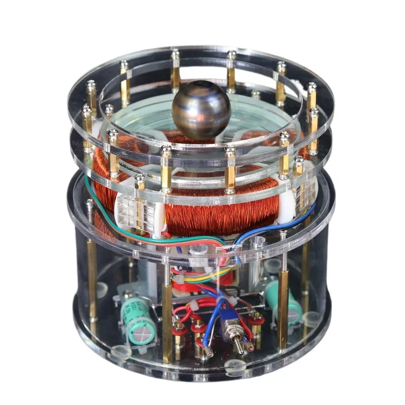 NF Induction Motor Model Columbus Egg Display Explains Rotating Magnetic Field Science and Technology Museum Demonstration Model