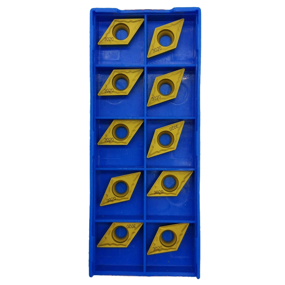 Brand New CNC Carbide Turning Inserts 10 Pcs/box Blade Cutting Saw DCMT32.51 For Semi-finishin Indexable  Brand