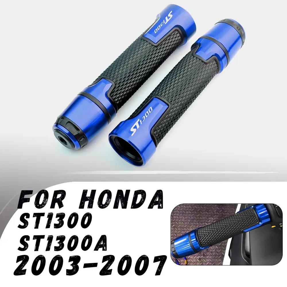 

For Honda ST1300 ST1300A 2003-2007 Motorcycle Non Slip Handlebar Grip Throttle CNC Colorful Hand Bar Grip Motorcycle Accessories