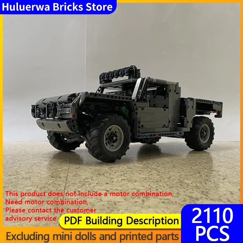 

Speed Racing Car Model MOC Building Bricks Off-Road Pickup Truck Modular Technology Gifts Holiday Assemble Children Toys Suit