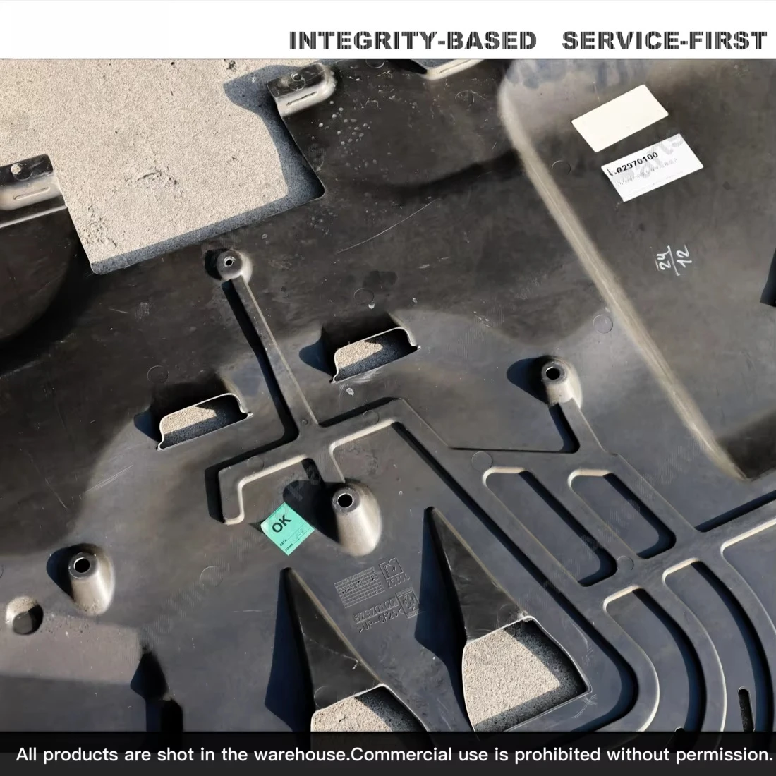 OE Replacement Rear Underbody Protection Panel Skid Plate for California T 82970100 Genuine Original Parts