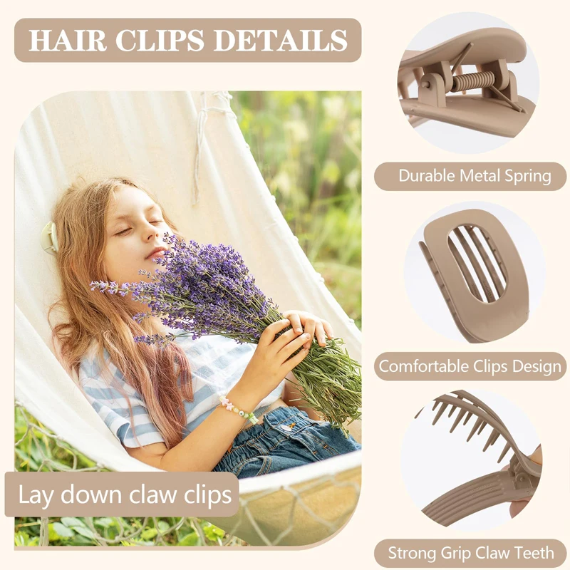 Flache Klaue Clips Koreanischen Stil Essigsäure Haar Clip Haar Zubehör frauen Löffel Leopard Haar Clip Top Clip Einfache kopfbedeckung – Detail 12
