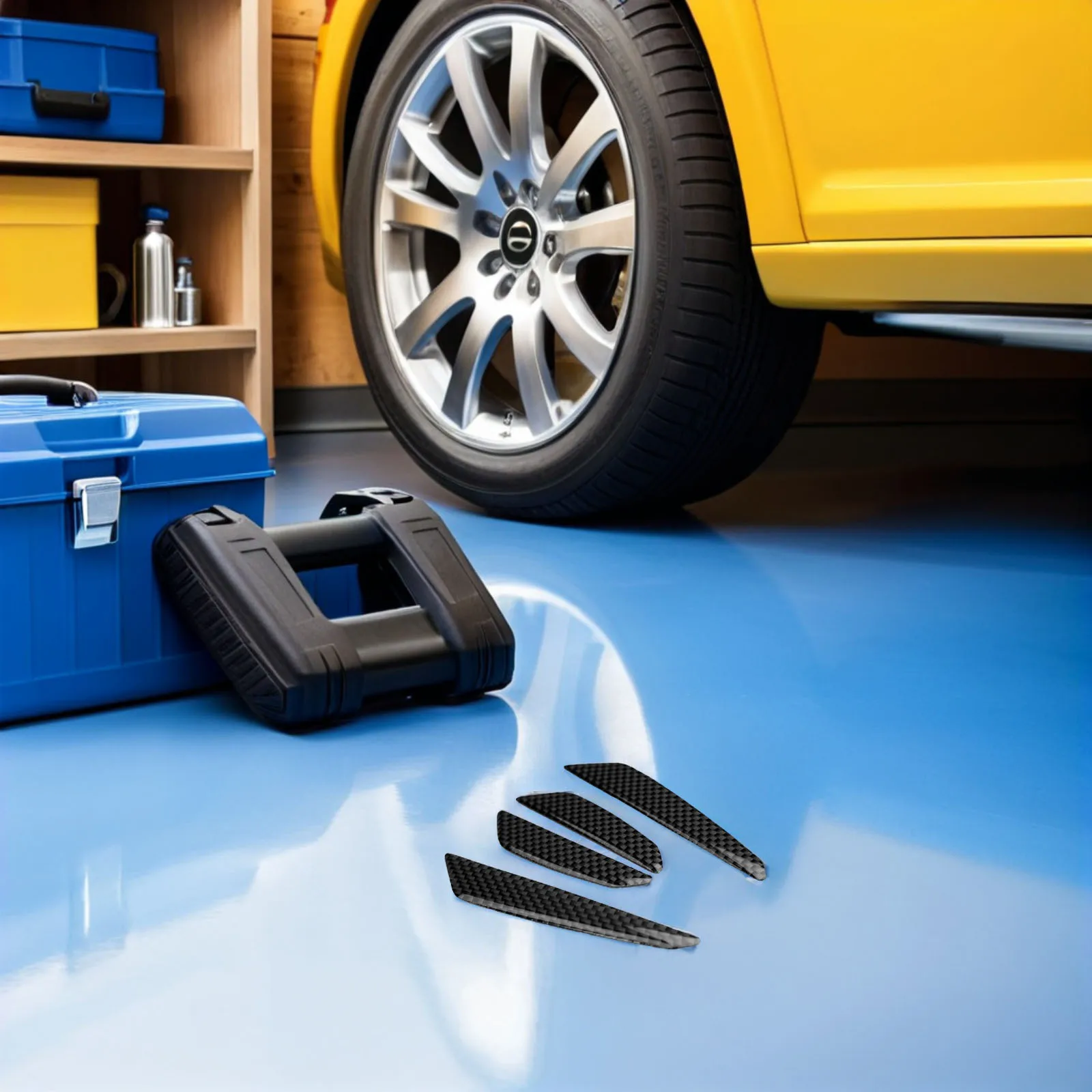 

8Pcs Car Door Anti Collision Strip Set: Scratch Proof Edge Protective Trim for Side Doors Bumper Protector Pads All Weather