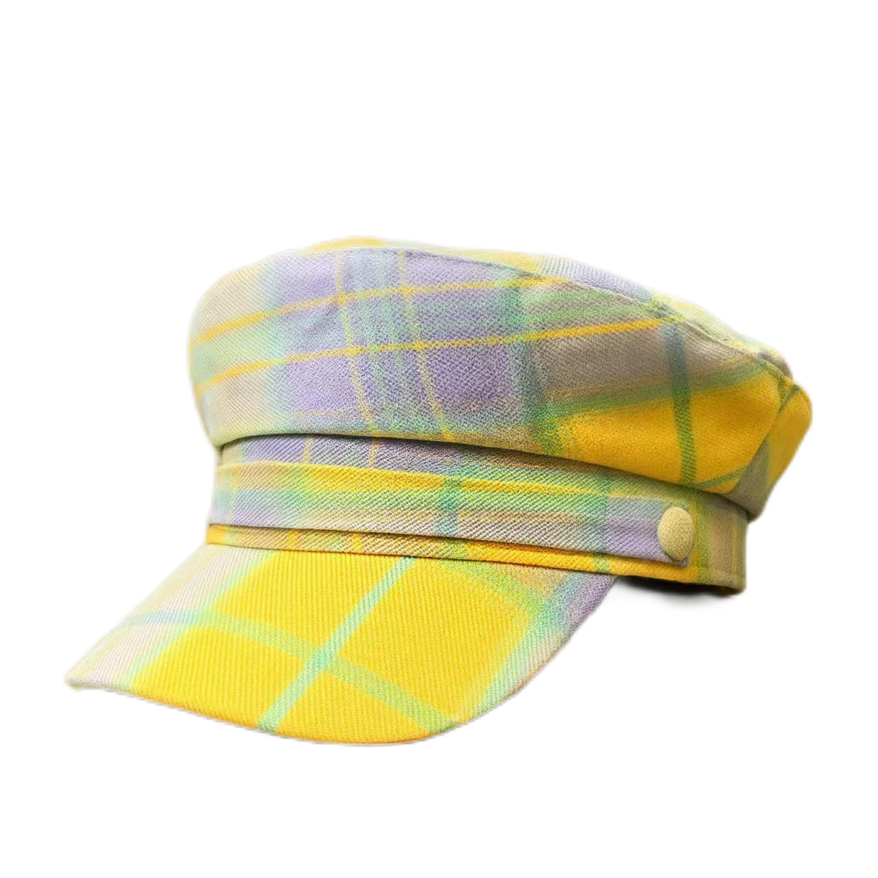 HongLuan – béret et casquette de journal à motif à carreaux doux pour femme, accessoires féminins de Cosplay