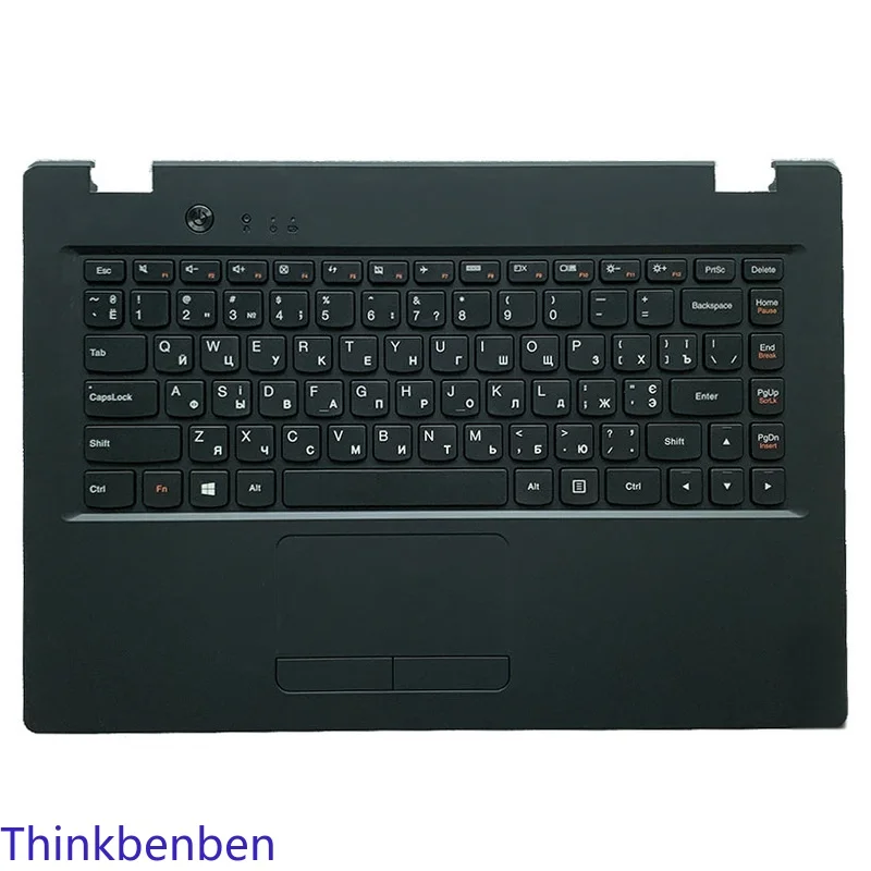 UKR Ukrainian Black Keyboard Upper Case Palmrest Shell Cover For Lenovo Ideapad 100S 14 14IBR 5CB0M97422