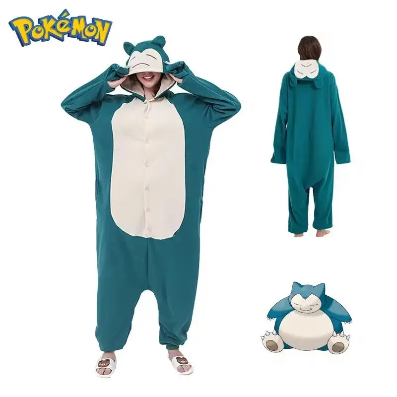 Cartoon Cosplay Adult Kigurumi Blue Sleepwear Anime Onesies Pajamas Halloween Christmas Party Unisex Fashion Couple Outfit