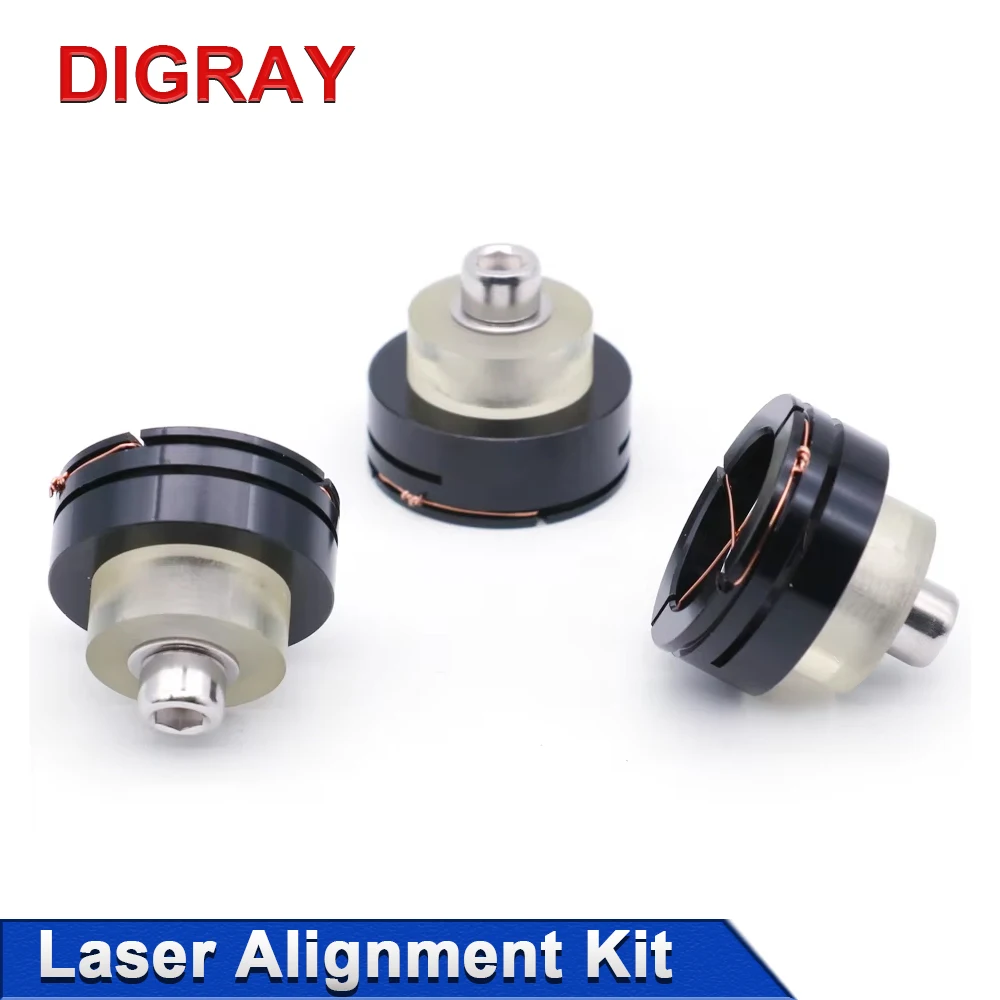 جهاز معايرة مسار الليزر DIGRAY طقم محاذاة منظم الضوء لآلة القطع بالليزر CO2 لضبط ليزر الكوليمات #3