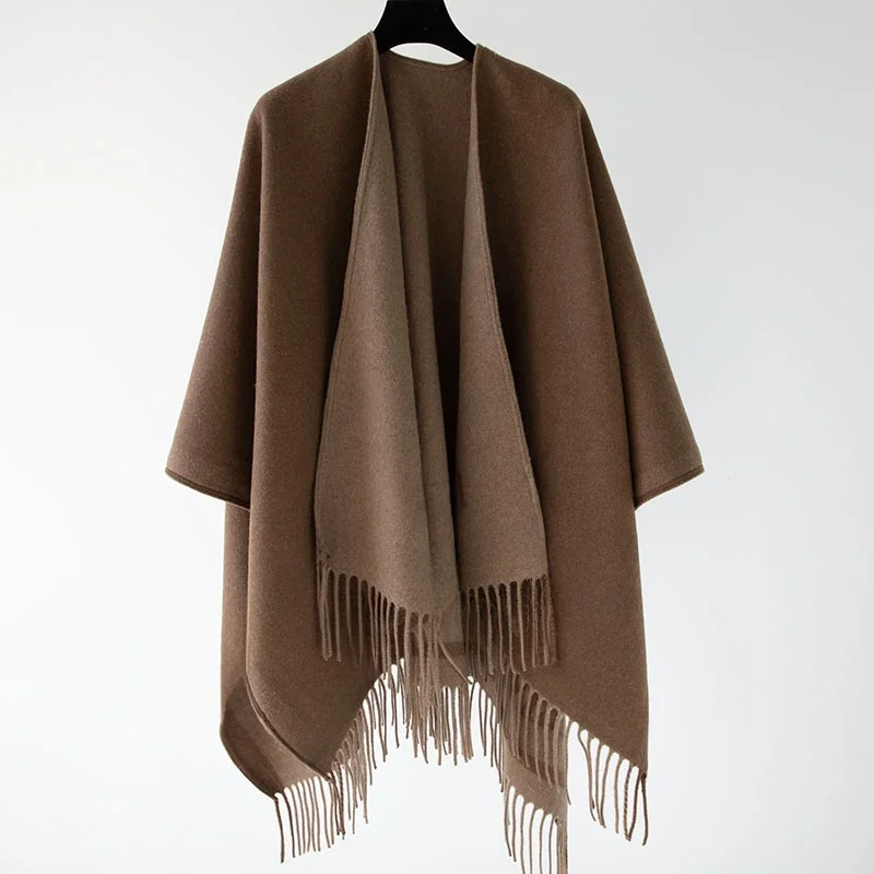 2025 جديد ماما hiver nouveau Pure laine poinçon capot Ne tricoté chaud écharpe coréenne