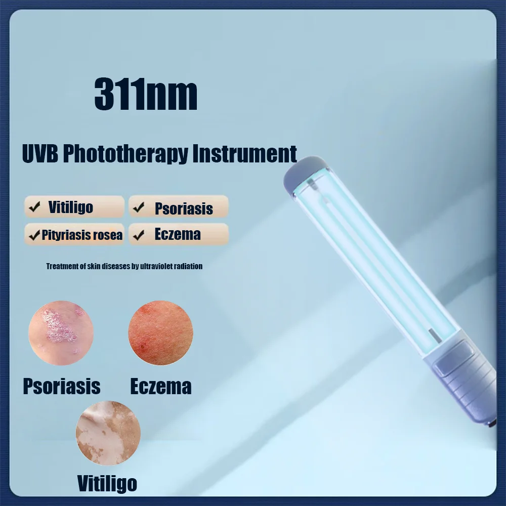 

311nm Narrowband Ultraviolet UVB Lamps Vitiligo Household UVB Phototherapy Ultraviolet Therapy Psoriasis Skin Treatment Lamp