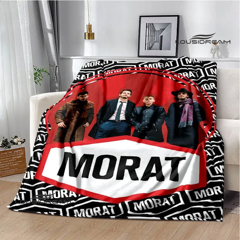 Morat Pop Band Printed Blankets Fashion Warm Flannel Blanket Soft And Comfortable Blanket Home Travel Blankets Birthday Gift