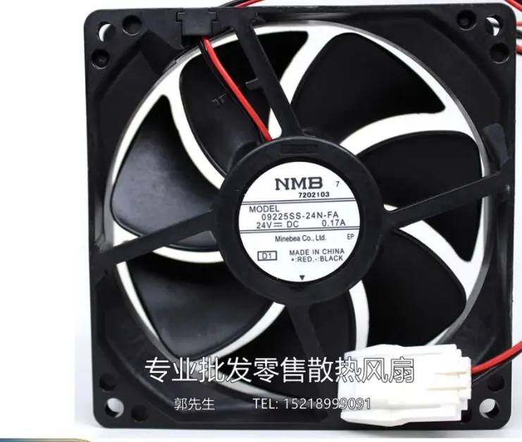 

Ltsf For NMB 09225SS-24N-FA DC 24V 0.7A 90x90x25mm 2-Wire Server Cooling Fan 9cm