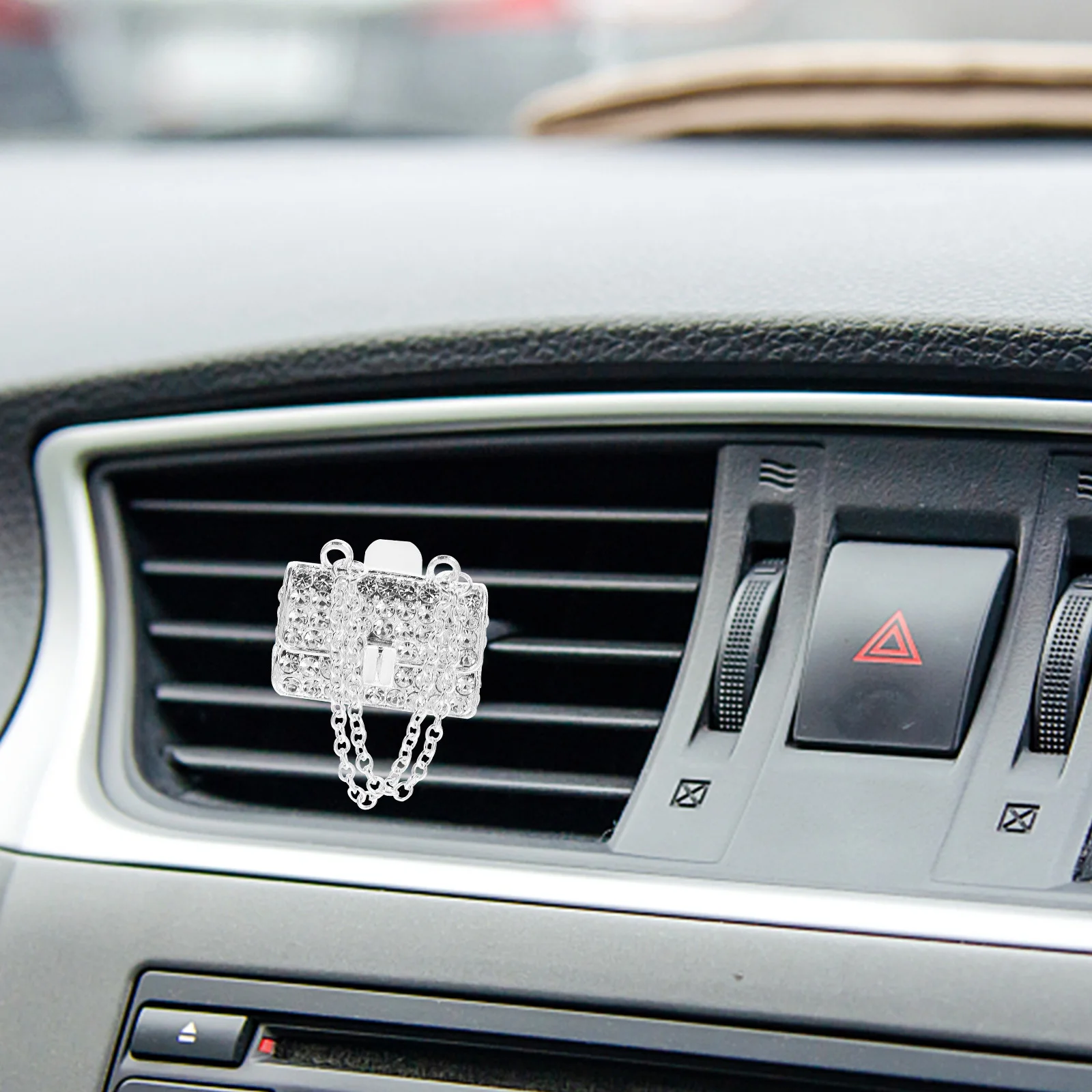 

2pcs High Heel Perfume Clip Rhinestone Car Vent Aromatherapy Diffuser Air Freshener For Car Office Bathroom Wardrobe Gift