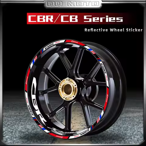 Motorcycle Reflective Sticker Inside of Hub Decals Rim Stripe Tape Accessories For CBR1000RR CBR600RR CBR500R 300 250 cbr650r