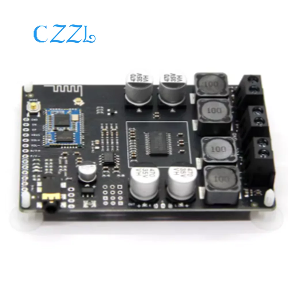 LDAC بلوتوث 5.1 كوالكوم QCC5125 ضياع التنسيق الكامل فك إدخال AUX APTXHD مكبر للصوت مجلس 2x30 واط