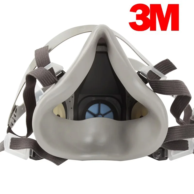 3M6200 Self-priming Filtering Gas Mask Half Mask For Paint Spraying Chemical Industry Gas Dust Hoods.