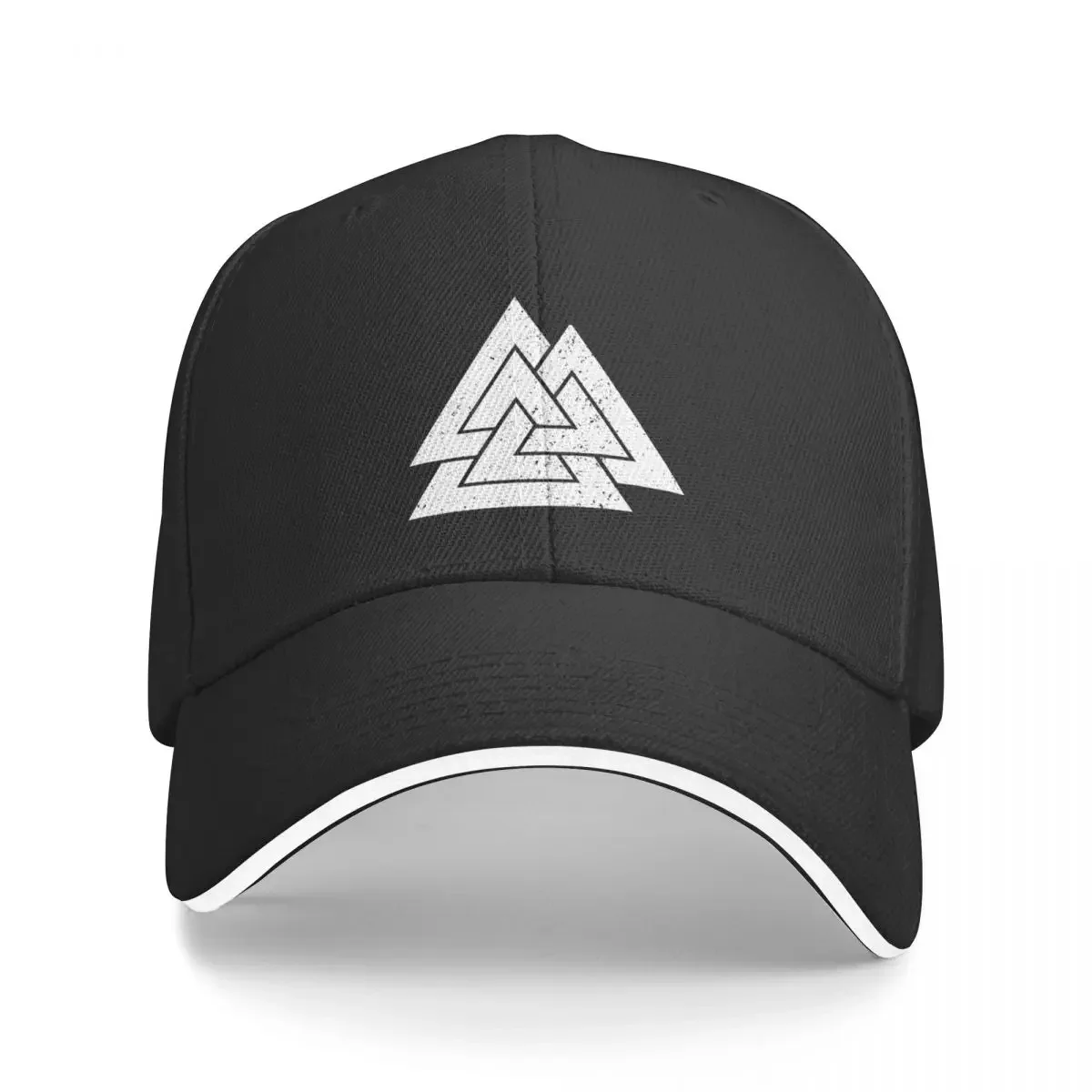 Valknut Symbol (White) Baseball Cap Thermal Visor New Hat Fashion Beach Hip Hop Caps Women Men's