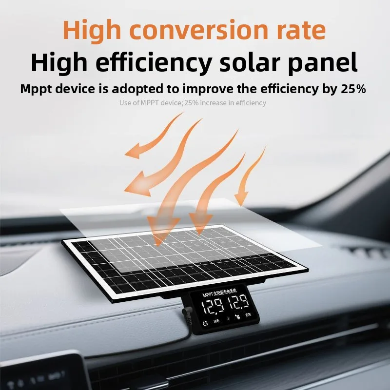 

Fifteen-watt MPPT Solar Car Power Protection System Car Battery Anti-loss Solar Smart Charger
