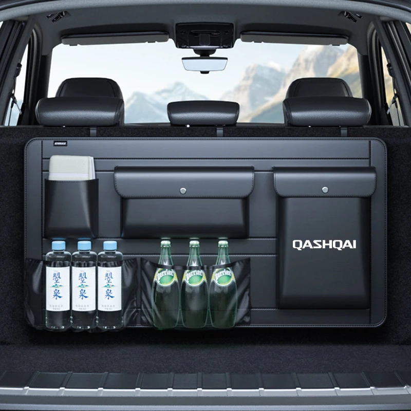 

For Nissan Qashqai J10 J11 Car Trunk Storage Bag Rear Seat Hanging Bag Car Trunk Storage Box Auto Interior Accessory