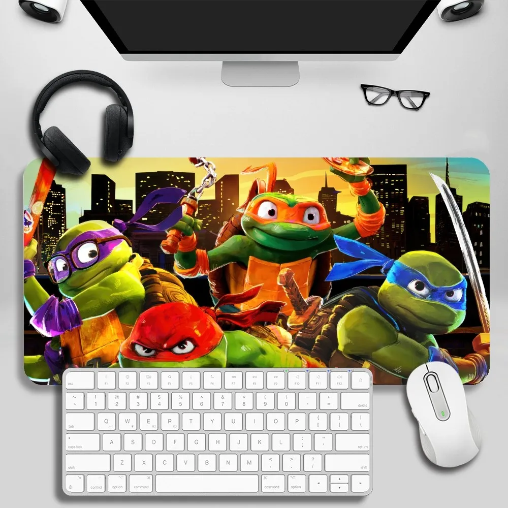 T-TMNT Mutant Mayhem Mouse Pad Non-slip Lockedge Office Student Gaming Thickened Large Writing Pad Cushion