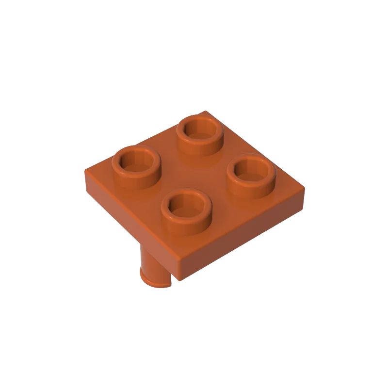 Gobricks 10 Stück 15092 Plattenziegel 2 x 2 mit 2 Pins Teilen, kompatibel mit MOC-Baustein, Bildung,