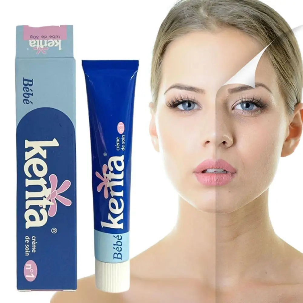 Creme Hidratante Suavizante Kenta Bébé 1-5 unidades 30g, Reduz Linhas Finas, Anti-acne, Hidratante Suave para Pele Sensível