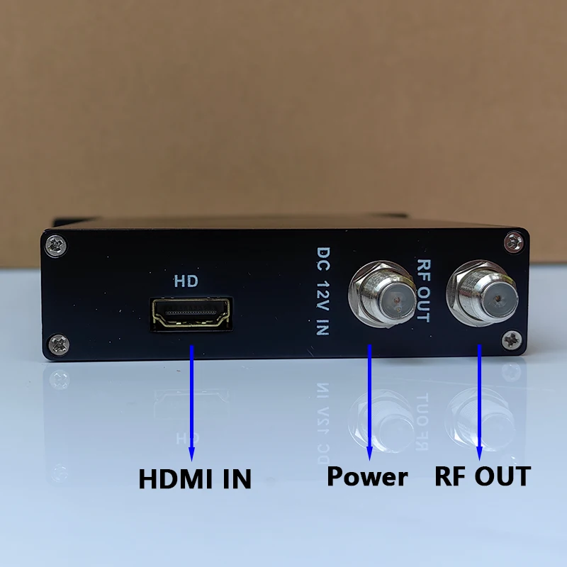Modulateur HD Modulateur de codage haute définition monocanal Système TV d'hôtel Équipement frontal de télévision numérique HDMI vers DVBT