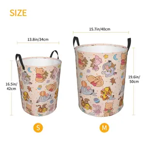 Winnie và Pooh Teddy Bear Basket, lưu trữ tuyệt vời quần áo bin, gấp trẻ em, cá nhân hóa 10 Quần áo Pooh Bán hàng chính - №2