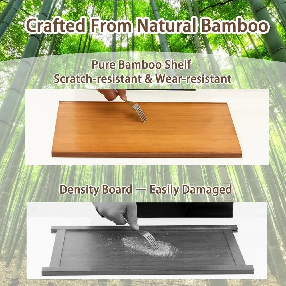 خزانة كتب مدمجة ذات 4 أرفف لمنتصف القرن للمساحات الصغيرة، وحدة عرض تخزين مفتوحة لديكور المنزل في غرفة المعيشة