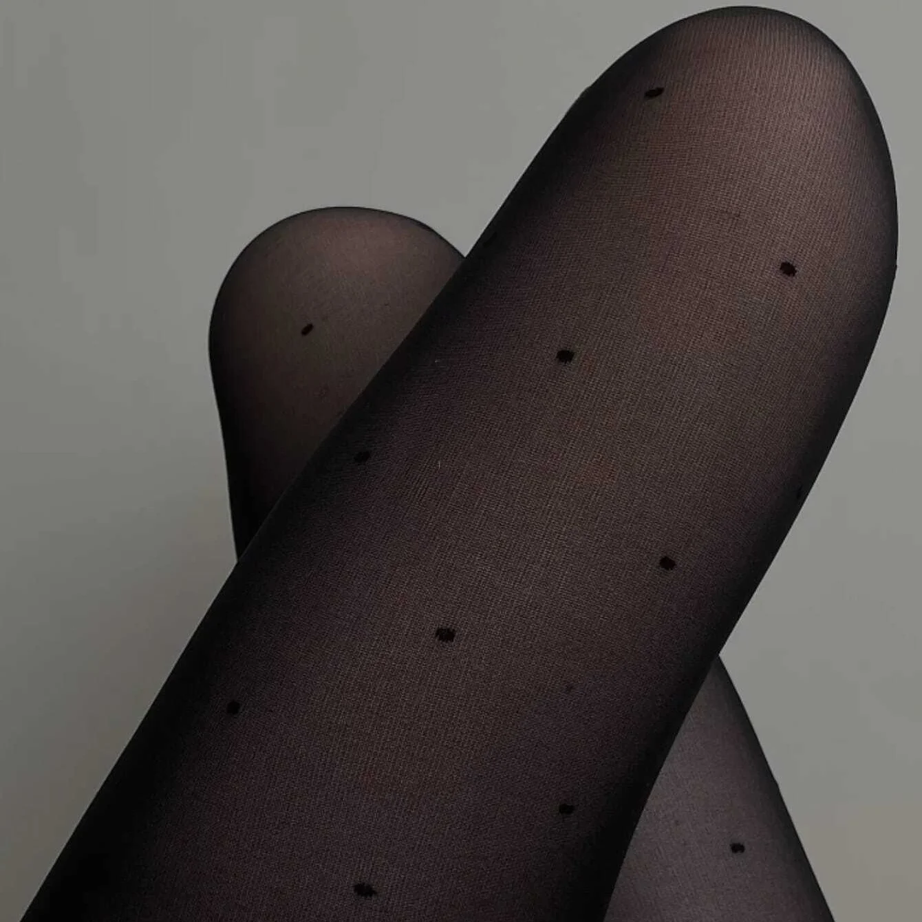 1 Piece Women\'s Polka Dot Black Silk Thin Anti-Hook Silk Sexy Pure Beauty Skincare Slimming Pantyhose