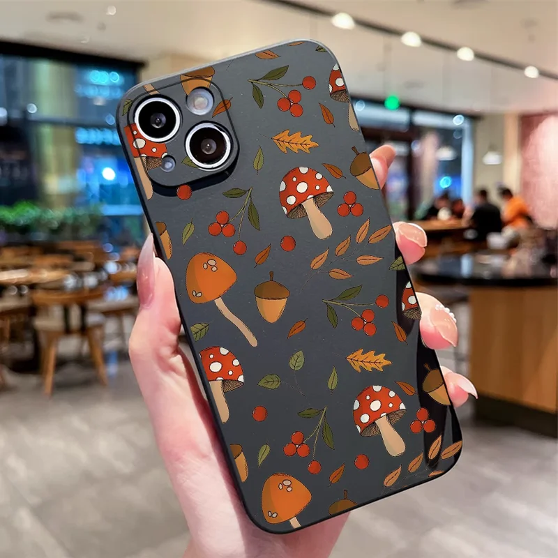 Retro Maple Leaf Flower Mushro – Phone Cases Motorola Bewertung und Preis