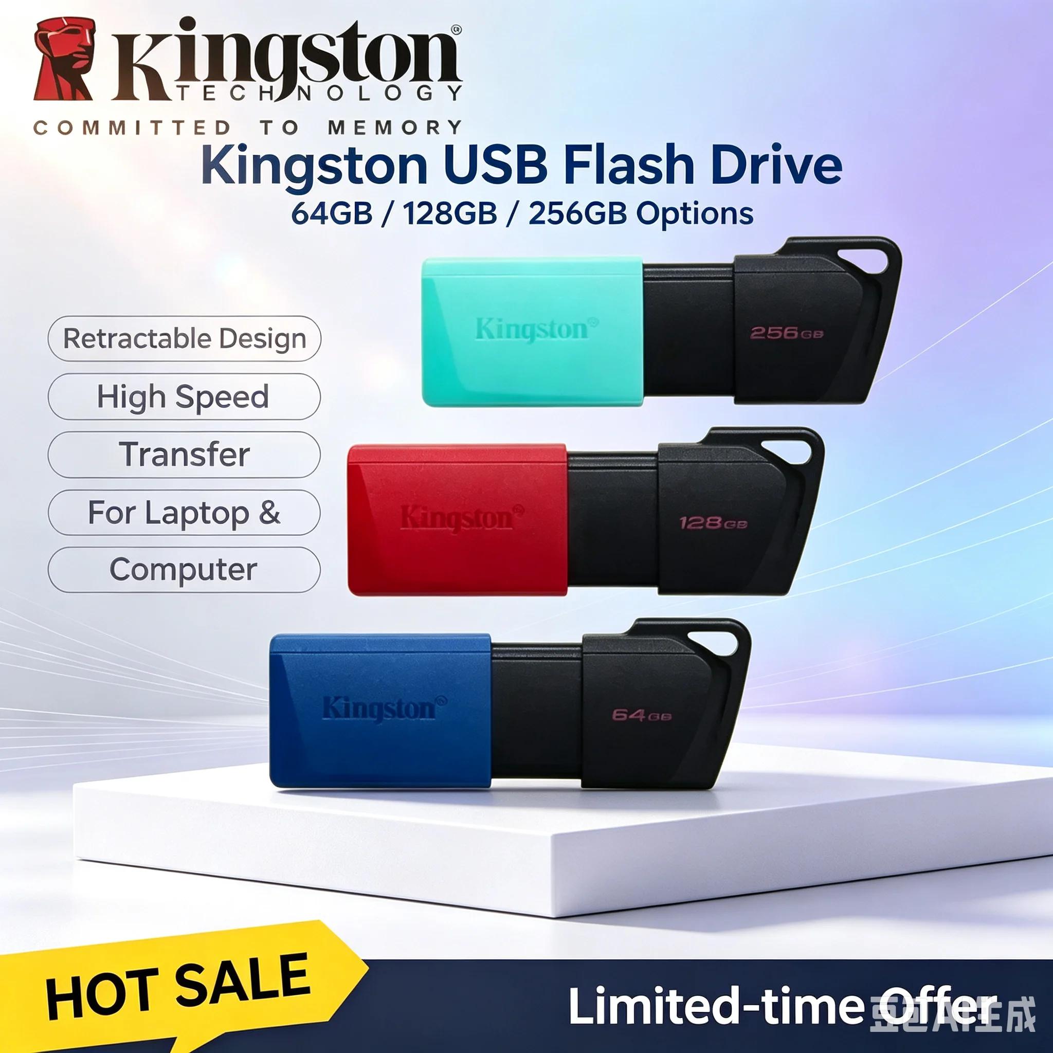 

Kingston USB Flash Drive USB 3.2 Gen 1 Pen 64GB 128GB 256GB Drive Flash Disk Mini Key Memory Original Usb Stick3.2 Drives for PC