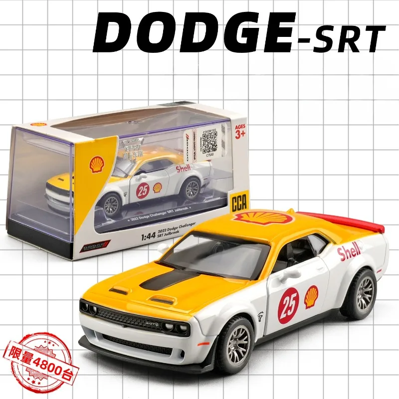 

CCA 1:43 серия Shell Dodge SRT модель автомобиля из сплава, имитация T1 BUS M4 GT3, игрушечный автомобиль с коробкой для дисплея, детские игрушки в подарок