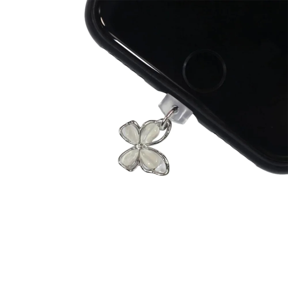 Mobile Phone Dust Plug Alloy Phone Decoration Plug Iphone Dust Plug High-Quality For Iphone Gift Personal Use