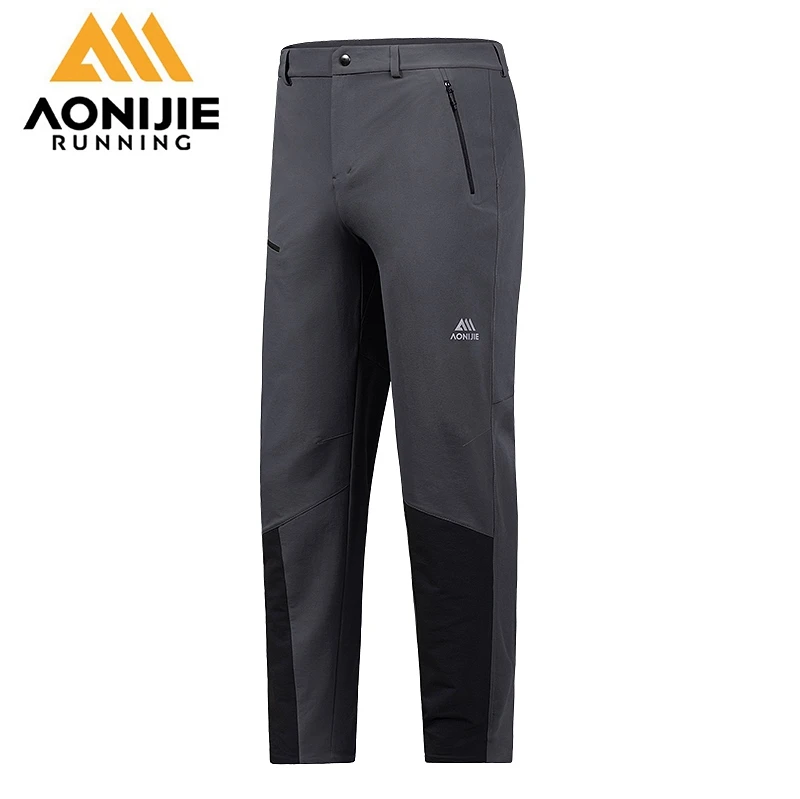 Aonijie Men's Outdoor Pants Hiking Mountaineering Pants Trousers Breathable Warm for Outdoor Hiking Running Pants FM5238