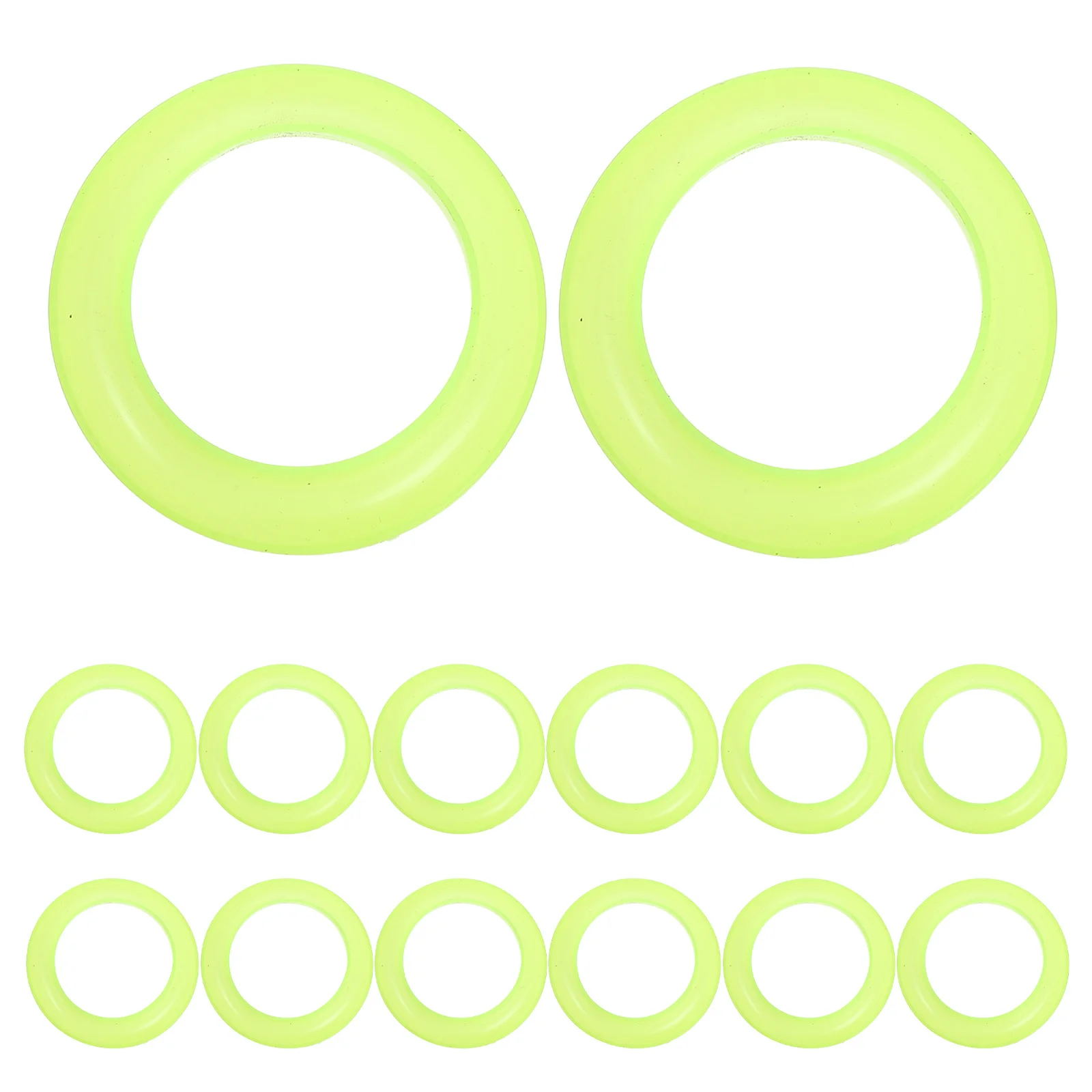 100 шт. светящееся кольцо огнетушителя, защитный аксессуар, светящиеся запасные части для экстренной видимости