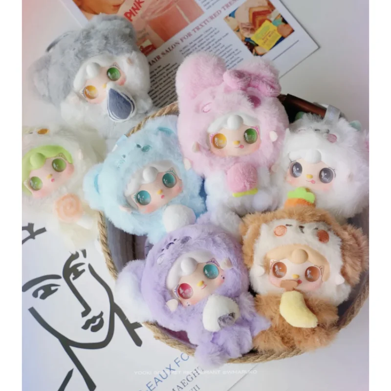 

Kawaii Desk Ornament Plush Blind Box Yooki V10 Goumet Restaurant Series Cute Mystery Box Collectibles Decor Trend Toy Model Gift
