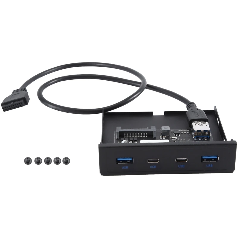 

Desktop Floppy Drive Bay Panel USB3.0 Front Panel Floppy Drive Bay HDD Tray 19/20PIN To USB3.0 Durable Easy To Use