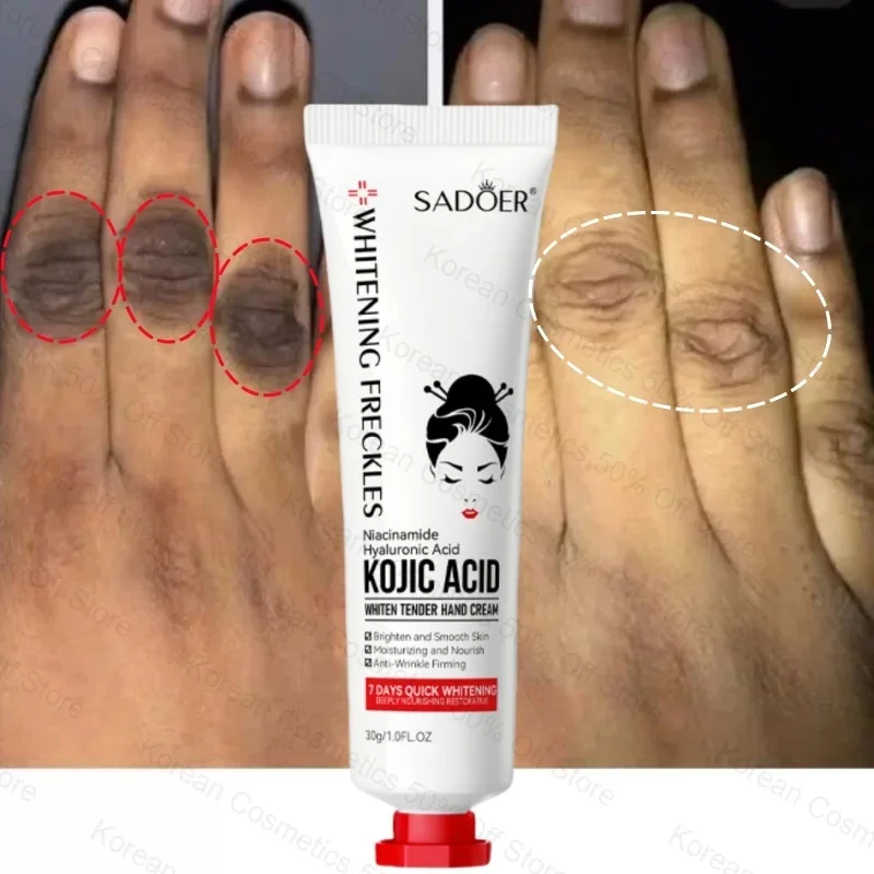 

SADOER Kojic Acid Hand Cream Moisturizing Anti-chapping Nourish Brightening Hydrating Hand Creams Beauty Hands Skin Care Product