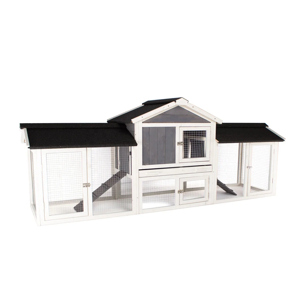 

Fast Delivery From Stock Large Outdoor Rabbit Cage House Wooden Rabbit Hutch