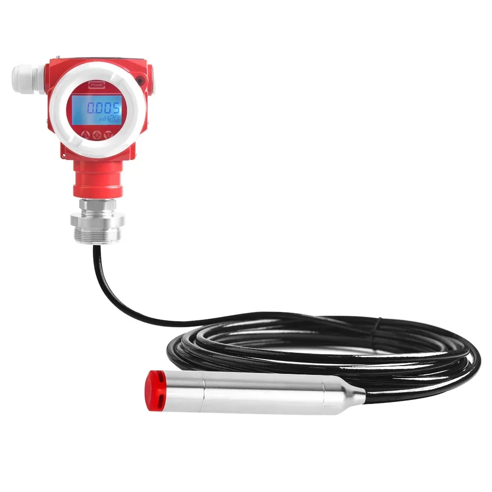 Pressure Sensors with IP68 and LCD Display - 0.2% FS Precision for 1m - 200mH₂O Water Tank Liquid Level Measurement